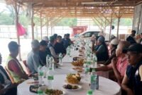 Puluhan warga asal Pulau Kangean, Kabupaten Sumenep yang bekerja di Malaysia menggelar pertemuan akbar di Cyber Jaya, Selangor, Minggu 12 Oktober 2025. (ISTIMEWA)