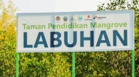 Taman Pendidikan Mangrove Labuhan di Desa Labuhan, Kecamatan Sepulu, Kabupaten Bangkalan yang merupakan tempat wisata binaan PHE WMO.