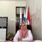 Kepala SRMP 29 Pamekasan Aisyah Minarni Mukti saat ditemui di ruang kerjanya (LAILIYATUN NURIYAH/KLIK MADURA).