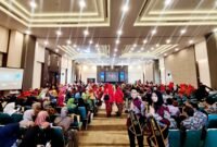 Ribuan guru tampak antusias mengikuti kegiatan Gebyar Pendidikan yang digelar Klik Madura di Ballroom Hotel Azana Style Pamekasan. (PRENGKI WIRANANDA / KLIKMADURA)