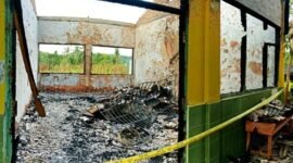 Kondisi SDN Potoan Daja 2 Pamekasan pasca terbakar beberapa waktu lalu (DOK. KLIK MADURA).