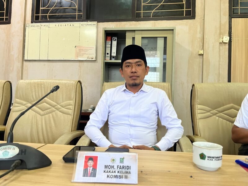 Sekretaris Komisi II DPRD Pamekasan, Moh. Faridi. (KLIKMADURA)