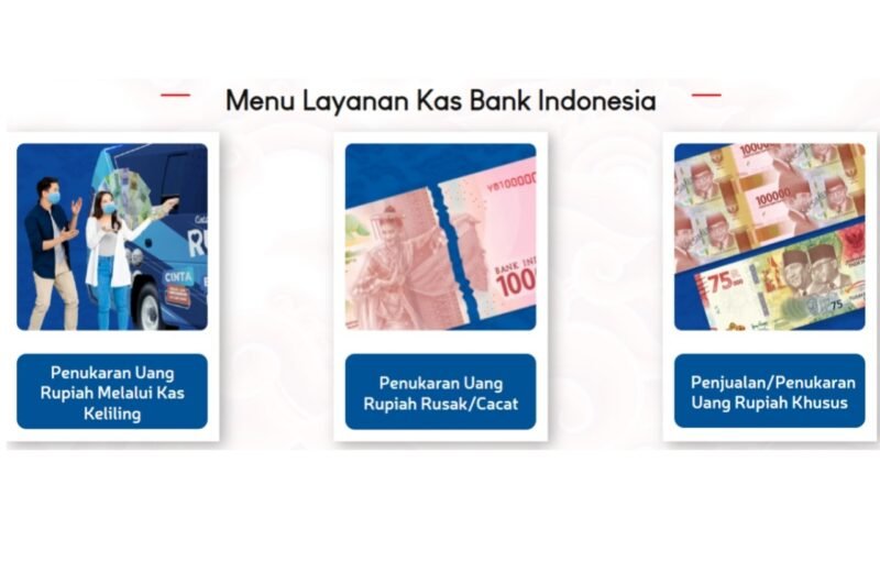 Ilustrasi penukaran uang. (ISTIMEWA)