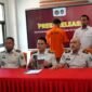 WNA asal Malaysia ditampilkan ke publik saat pres rilis di Kantor Imigrasi Kelas II Non TPI Pamekasan. (ISTIMEWA)
