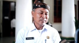 Kepala Dinas Pendidikan dan Kebudayaan (Disdikbud) Kabupaten Pamekasan, Basri Yulianto. (LAILIYATUN NURIYAH / KLIKMADURA)