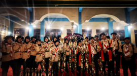 Salah satu regu peserta Ajang Jambore Swasta (JAMSTA) Regional Madura 2026. (ISTIMEWA)