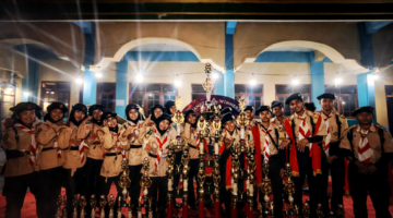 Salah satu regu peserta Ajang Jambore Swasta (JAMSTA) Regional Madura 2026. (ISTIMEWA)