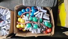 Salah satu barang bukti mercon yang diamankan Polres Pamekasan. (ISTIMEWA)