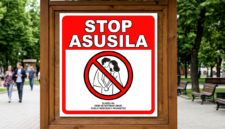 Gambar ilustrasi imbauan stop asusila. (Gemini AI)