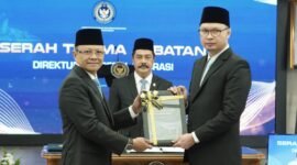 Menteri Imigrasi dan Pemasyarakatan (Imipas), Agus Andrianto (tengah) saat melantik pejabat tinggi pratama. (ISTIMEWA)