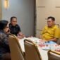 Wabup Pamekasan H. Sukriyanto didampingi anggota DPRD Pamekasan Rosyid Fansori berbincang dengan anggota Komisi IX DPR RI, Irma Suryani Chaniago perihal layanan chatlab di RSUD Pamekasan. (ISTIMEWA)