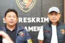 Kasat Reskrim Polres Pamekasan, AKP Yoyok Hardianto saat menyampaikan keterangan pers. (DOK. KLIKMADURA)