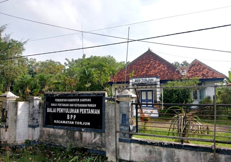Kantor Balai Penyuluhan Pertanian (BPP) Torjun, Kabupaten Sampang. (ABDURRAHMAN WAHID / KLIKMADURA)