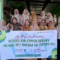 Tim Skrining Kanker Serviks Puskesmas Pademawu foto bersama usai kegiatan. (ISTIMEWA)