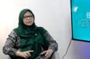Kepala UPT Puskesmas Tlanakan, dr. Henny Setyawati saat podcast di Kantor Redaksi Klik Madura. (BADRUS SHOLEH / KLIKMADURA)