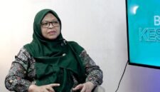 Kepala UPT Puskesmas Tlanakan, dr. Henny Setyawati saat podcast di Kantor Redaksi Klik Madura. (BADRUS SHOLEH / KLIKMADURA)