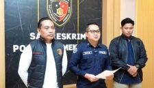Kasihumas Polres Pamekasan, IPDA Yoni Evan Pratama saat menyampaikan keterangan pers. (HUMAS POLRES PAMEKASAN FOR KLIKMADURA)