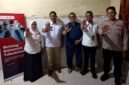 Tim Puskesmas Burneh foto bersama tim STPI menjalang sosialisasi TB. (NUR FITRIA / KLIKMADURA) 