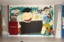 Mural karya mahasiswa Ilmu Komunikasi UTM menjadi simbol kreativitas generasi muda di tengah perkembangan teknologi AI (ISTIMEWA).