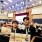 Tim robot Universitas Trunojoyo Madura (UTM) berpose usai berhasil merebut gelar juara dalam ajang Perak International Robotic Competition 2026 (PIRC’26).