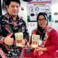 Owner YYBakery, Handriyani saat menghadiri salah satu kegiatan. (NUR FITRIA / KLIKMADURA)