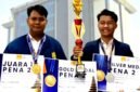 Dua mahasiswa teknik UTM peraih juara dalam ajang Pekan Essay Nasional (PENA). (ISTIMEWA)