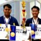 Dua mahasiswa teknik UTM peraih juara dalam ajang Pekan Essay Nasional (PENA). (ISTIMEWA)