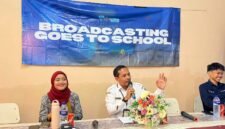 Kepala SMKN 1 Pakong, Sayadi saat memberikan sambutan pada kegiatan BTS, Rabu (6/5/2026).
