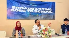 Kepala SMKN 1 Pakong, Sayadi saat memberikan sambutan pada kegiatan BTS, Rabu (6/5/2026).