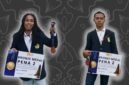 Mahasiswa Teknik Elektro UTM foto bersama usai mendapat bronze medal di Udayana, Bali. (ISTIMEWA)