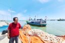 Ketua Asosiasi Nelayan Indonesia (ANI) Pamekasan, Muhammad Wardan saat ditemui di Pelabuhan Branta, Kecamatan Tlanakan, Pamekasan. (DOK. KLIKMADURA)