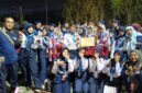Tim PMR PMI Unit MTsN Bangkalan foto bersama usai borong prestasi. (ISTIMEWA)