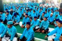 Jamaah Al-Hilal berada di Masjid Asy-Syuhada saat pelepasan jamaah haji tahun 2026. (ISTIMEWA)
