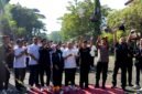 Civitas akademik FKIP UTM saat launching rangkaian dies natalis. (ISTIMEWA)