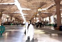 Direktur Klik Madura, Sari Purwati saat menjalankan ibadah umrah beberapa waktu lalu.