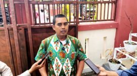 Perwakilan Lembaga Bantuan Hukum Muhammadiyah Pamekasan, Ainor Ridha saat ditemui awak media (LAILIYATUN NURIYAH/KLIK MADURA).