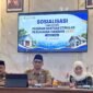 Sekretaris Daerah Kabupaten Sumenep, Agus Dwi Saputra, saat membuka Sosialisasi Kabupaten Program BSPS Tahun 2026 di Ruang Potre Koneng, Bappeda Kabupaten Sumenep, Selasa (9/6/2026).