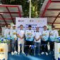 Bupati Sumennep, Achmad Fauzi Wongsojudo  bersama jajaran manajemen PLN UID Jawa Timur dan manajemen PLN UP3 Madura, saat peresmian SPKLU di taman adipura, Minggu (21/6/2026).