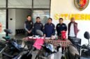 Kasatreskrim Polres Pamekasan, AKP Yoyok Hardianto (tengah), didampingi jajaran kepolisian saat konferensi pres, Selasa (30/6/2026).