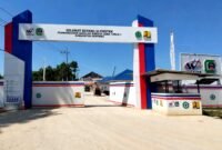 Penampakan gerbang Sekolah Rakyat di Kabupaten Sampang. (KLIKMADURA)