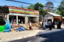 Puluhan tokoh dan alumni pondok pesantren se-kecamatan Palengaan saat menolak pembangunan gerai Indomaret. (KLIKMADURA)