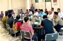 Puluhan pengurus LPBH dan Lakpesdam PCNU Sumenep saat audiensi bersama Wabup Sumenep, KH. Imam Hasyim terkait tempat hiburan. (ISTIMEWA)