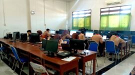 Siswa SMAN 1 Pamekasan saat mengikuti OSN tingkat kabupaten. (KLIKMADURA)