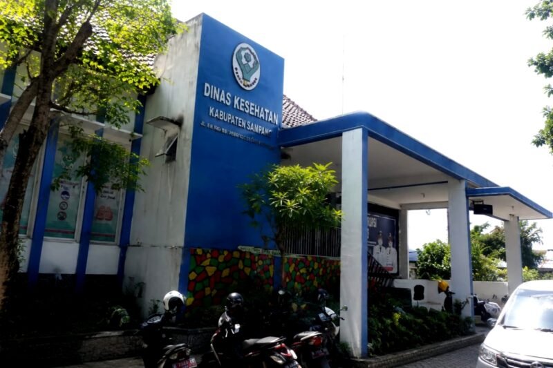 Kantor Dinas Kesehatan (Dinkes) Kabupaten Sampang. (KLIKMADURA)