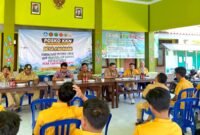 Suasana pembukaan kegiatan KKN di Desa Pagagan, Kecamatan Pademawu, Pamekasan. (KLIKMADURA)