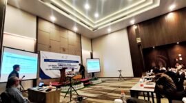 Suasana silaturrahim SKK Migas Medco Energi bersama jurnalis di Hotel Azana Style Pamekasan. (KLIKMADURA)