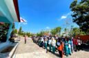 Siswa baru SMAN 1 Waru antusias mengikuti MPLS. (KLIKMADURA)