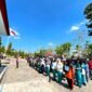 Siswa baru SMAN 1 Waru antusias mengikuti MPLS. (KLIKMADURA)