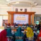 Para peserta antusias ikuti kegiatan program grant immunization yang bertempat di balai Desa Panempan, Pamekasan (ANAS/KLIK MADURA).  