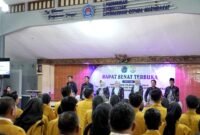 Suasana yudisium Fakultas Ilmu Sosial dan Ilmu Politik (FISIP) Universitas Wiraraja. (KLIKMADURA)